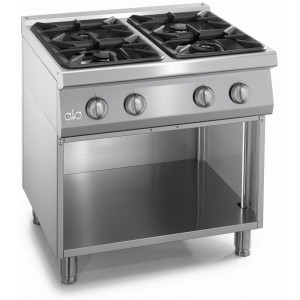 Kooktafel ATA 4-pits + open onderstel  